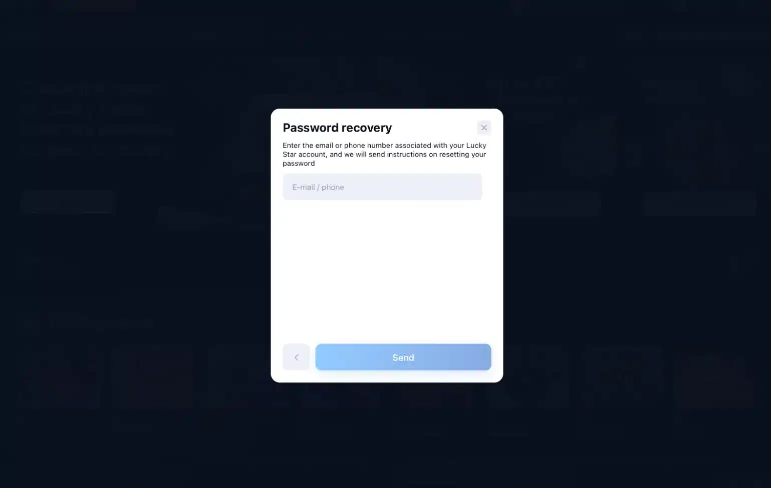 Lucky Star password